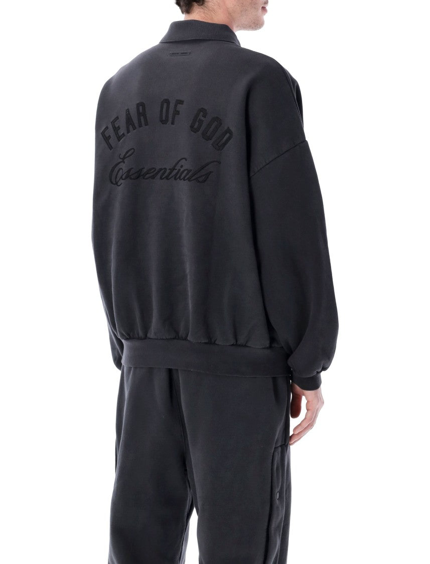 Fear Of God Fleece Embroidered Classic Polo Shirt