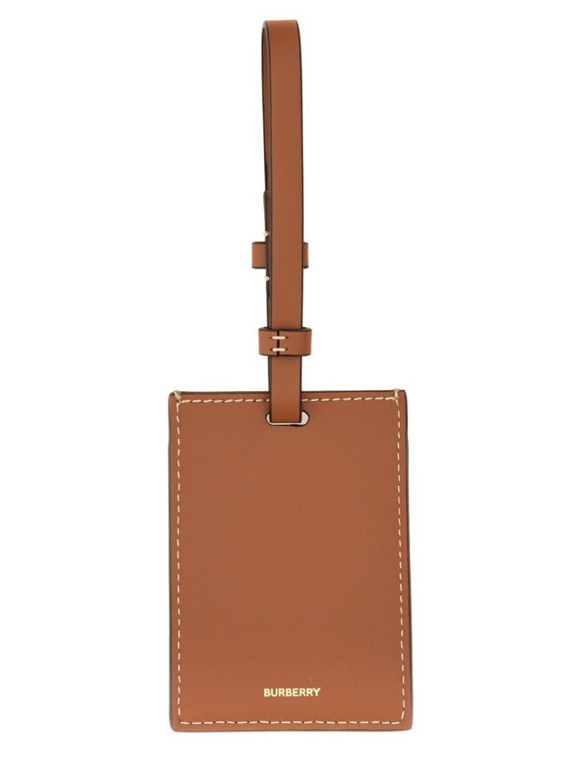 Burberry "Porte Adresse" Check Nameplate