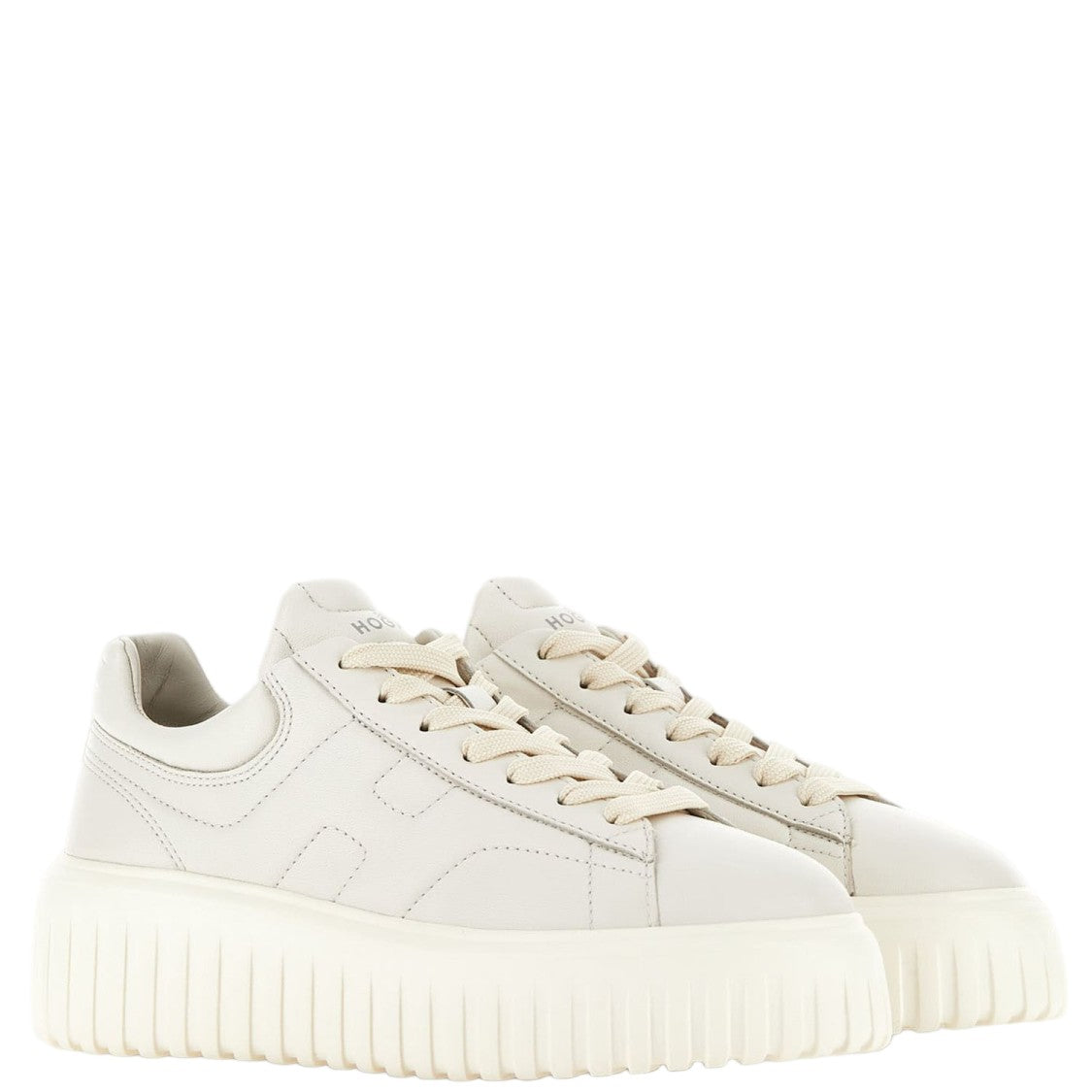 Hogan H-Stripes Leather Sneakers