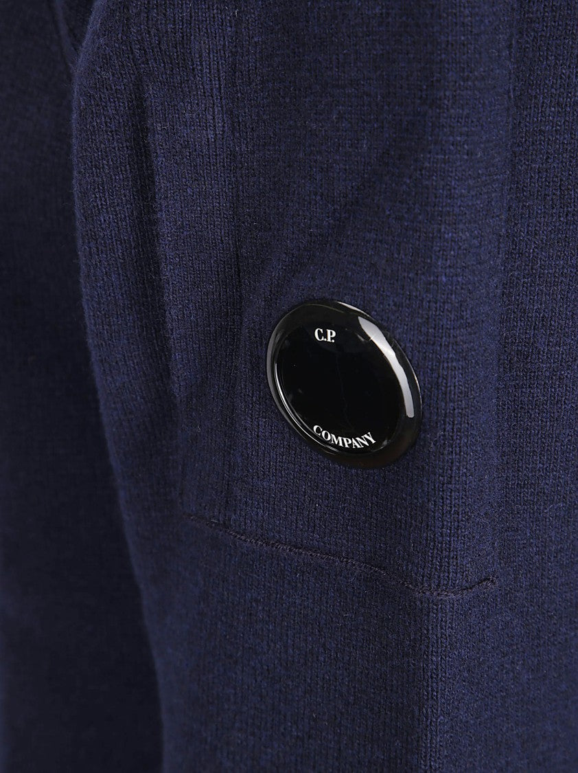 C.P. Company Crew Neck Sweater With Raglan Sleeves
