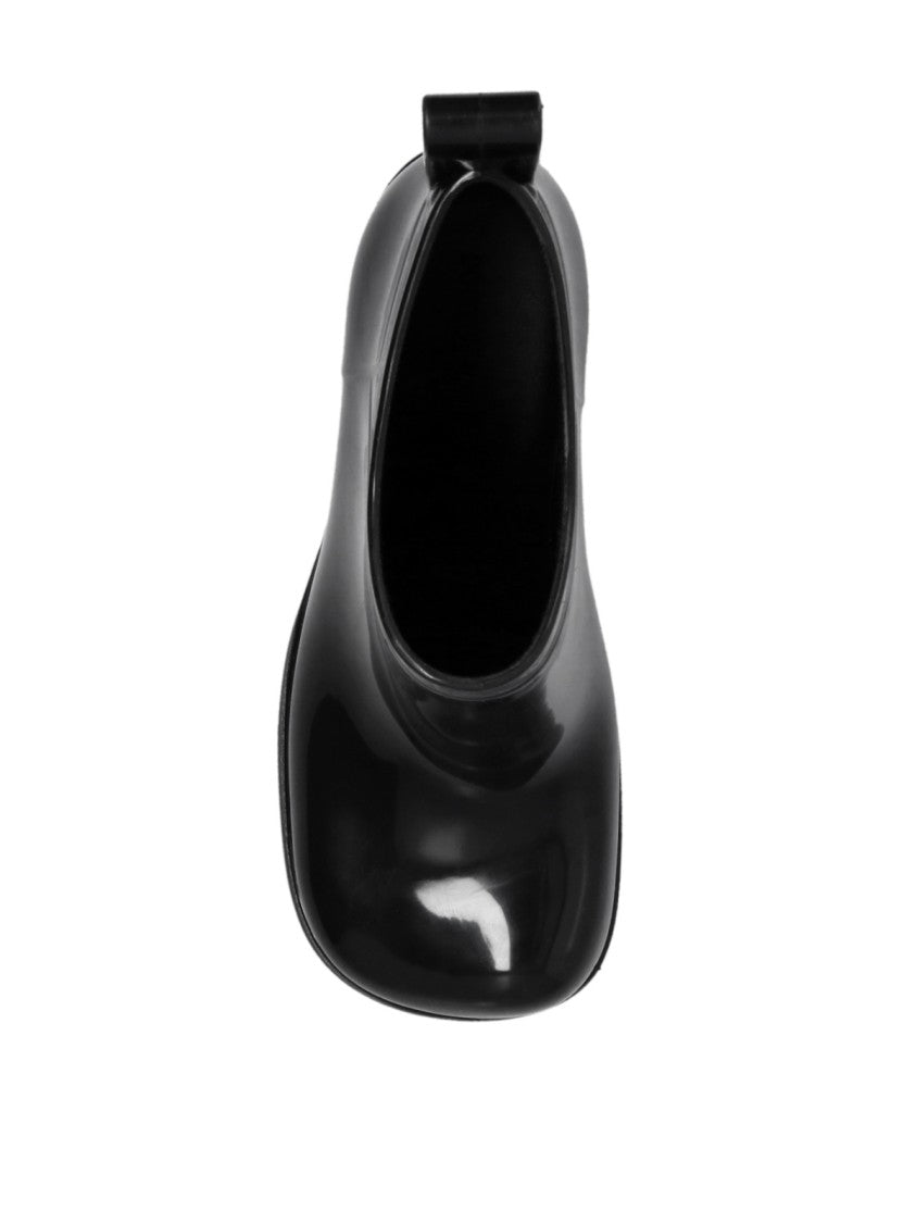 Bottega Veneta Shine Square Toe Ankle Boots