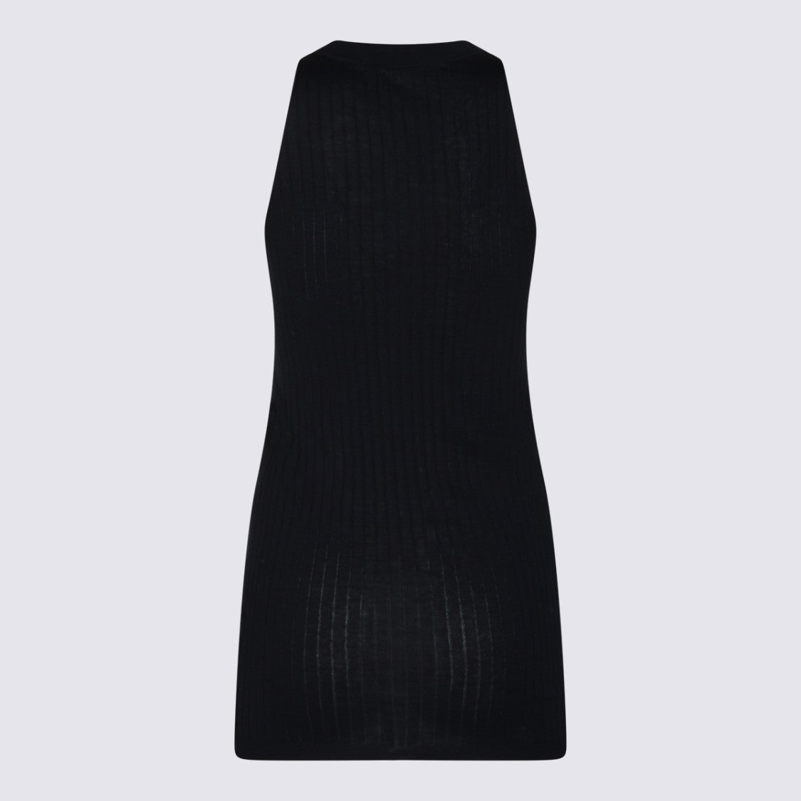 Malo Fitted Sleeveless Top With Ribbed Texture