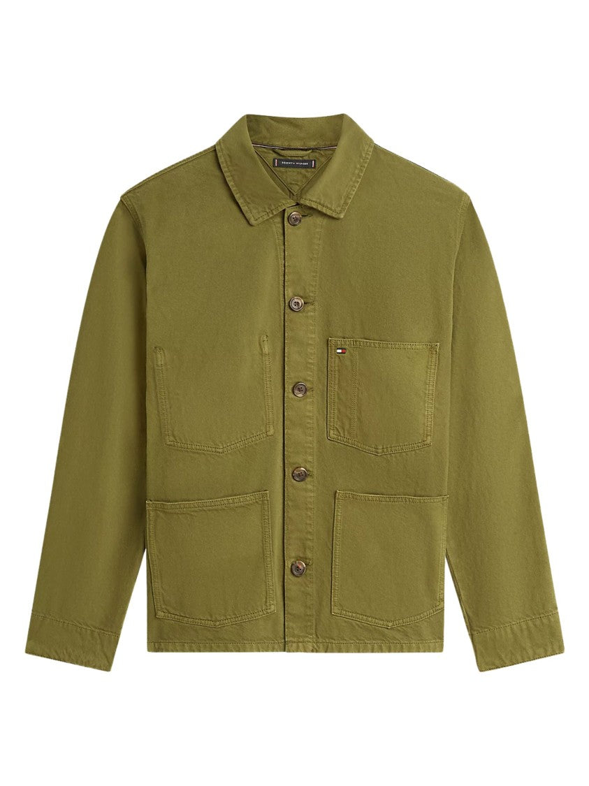 Tommy Hilfiger Boxy Flag Detail Workwear Jacket