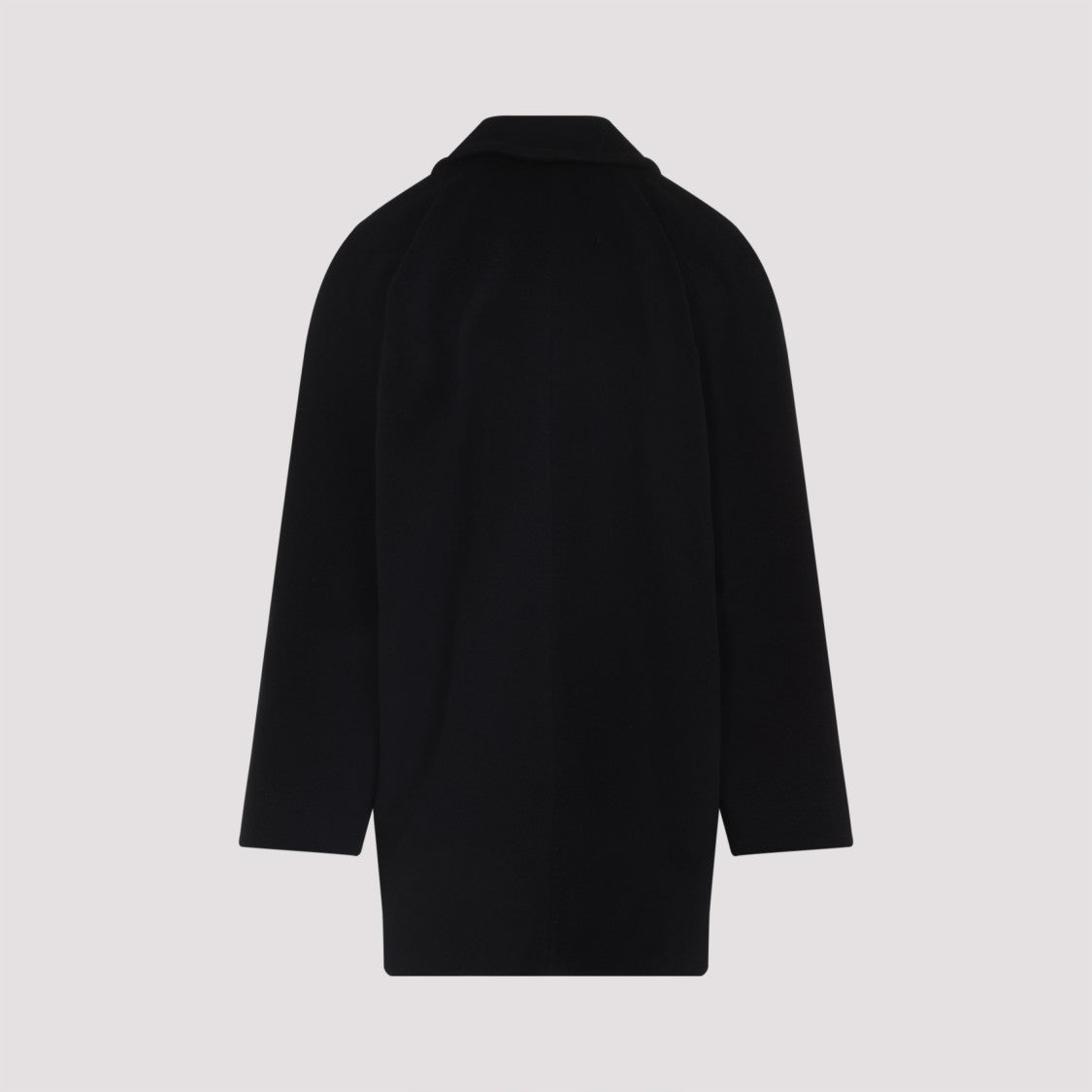 Max Mara Notched Collar Double-Breasted Wool