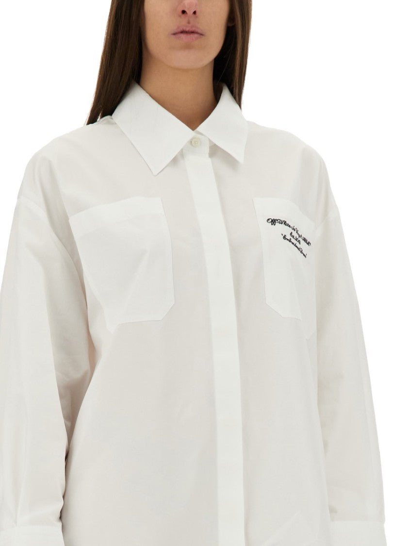Off-White Oversized Poplin Shirt