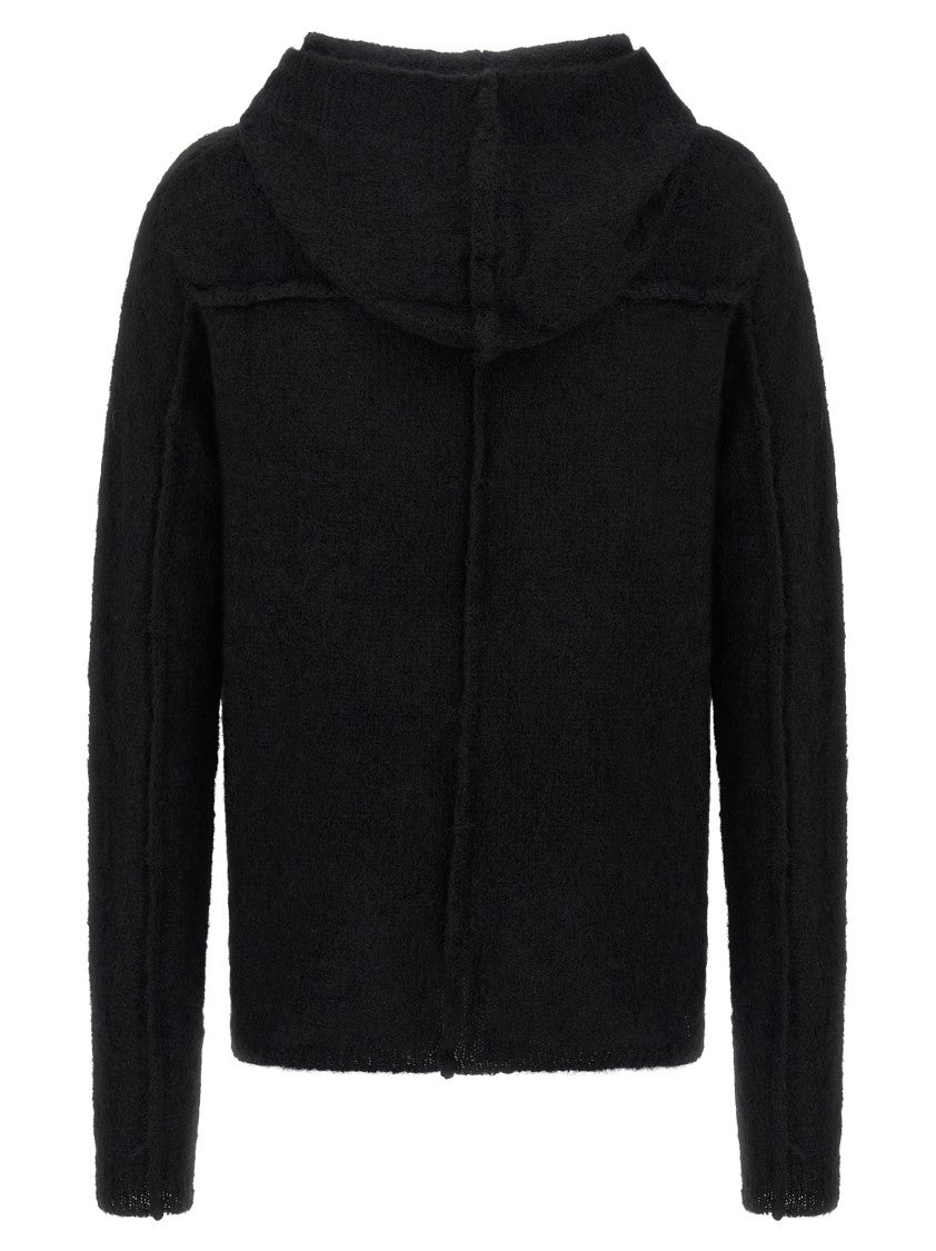 Thom Krom Alpaca Blend Hooded Sweater With Long Cuffed Sleeves