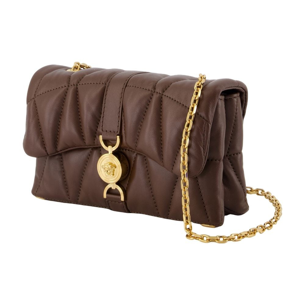 Versace Kleio Mini Bag Kleio Lamb Leather Crossbody - Calfskin - Brown