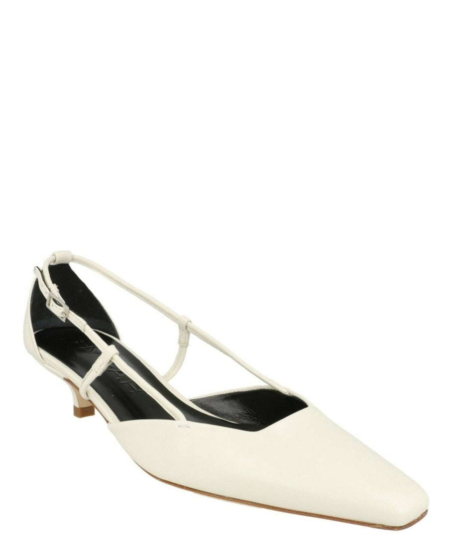 By Far Francine Leather Pumps