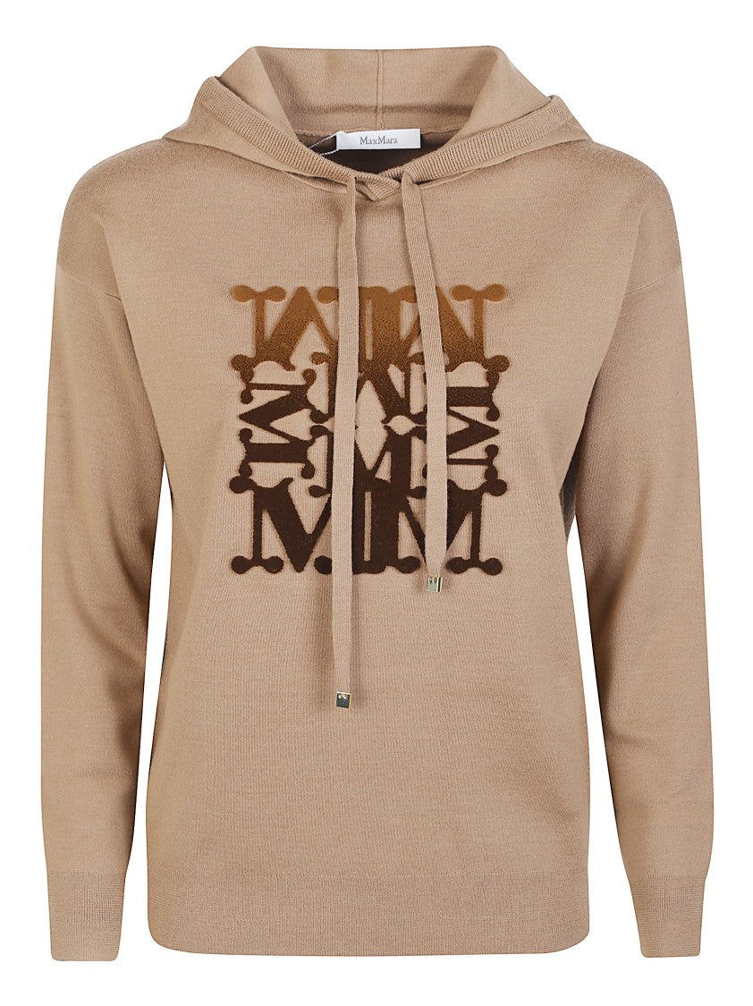 Max Mara Taddeo Hooded Virgin Wool Sweater
