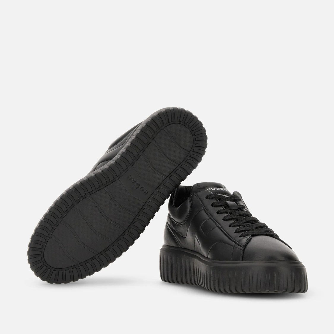 Hogan H-Stripes H Shoes With Embossed 'H' Design