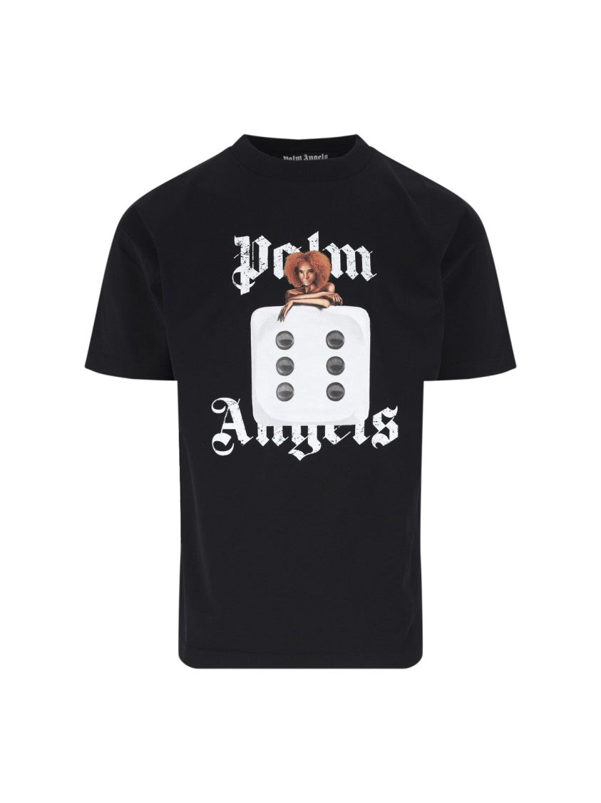 Palm Angels "Holly Pin Up" T-Shirt – Black