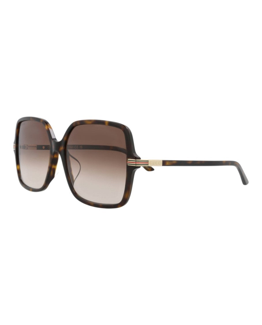 Gucci Square-Frame Recycled Acetate Sunglasses