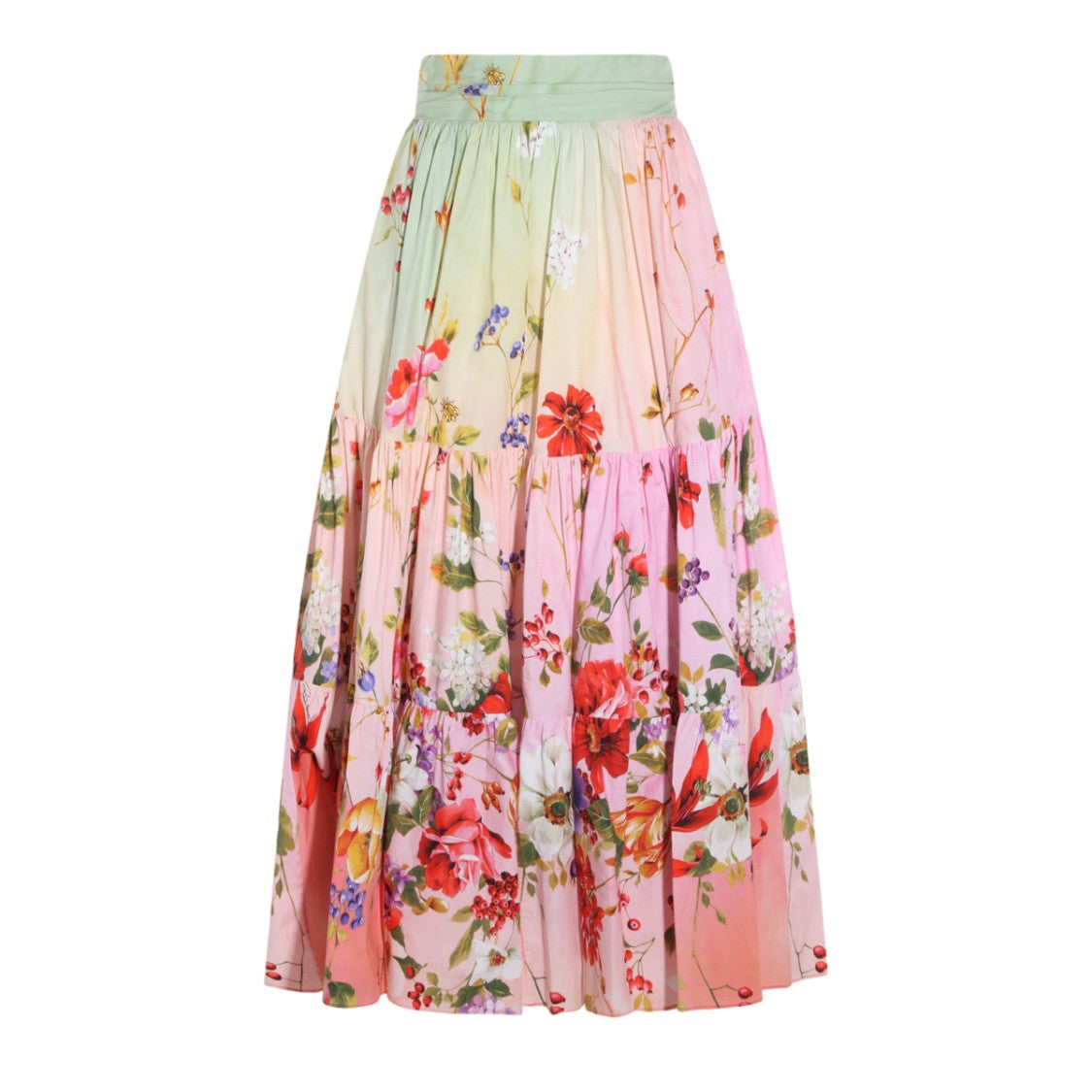 Roberto Cavalli Fitted Midi Skirt