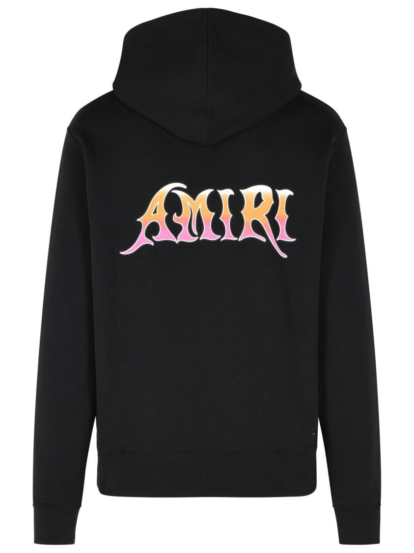 Amiri 'Ma Surf' Black Cotton Sweatshirt