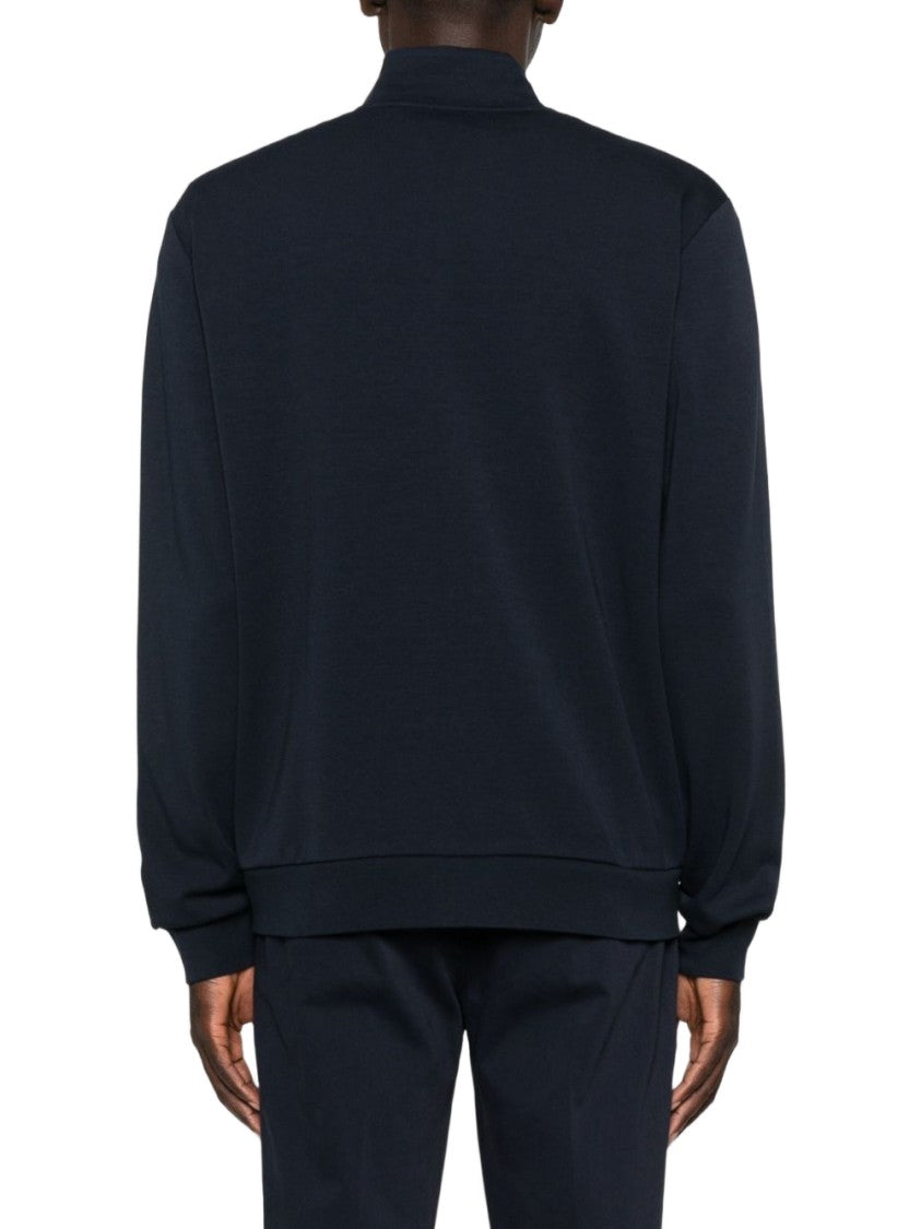 Woolrich Relaxed Fit Full-Zip Sweatshirt With Stand-Up Collar