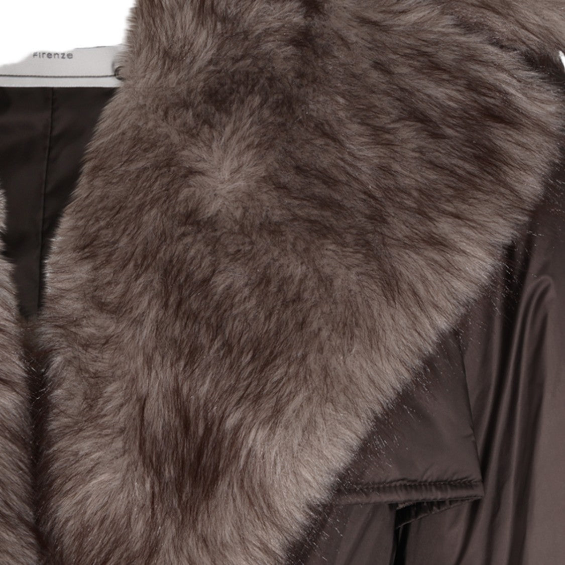 Antonelli Firenze Fur-Collar Adjustable-Strap Long Down Coat
