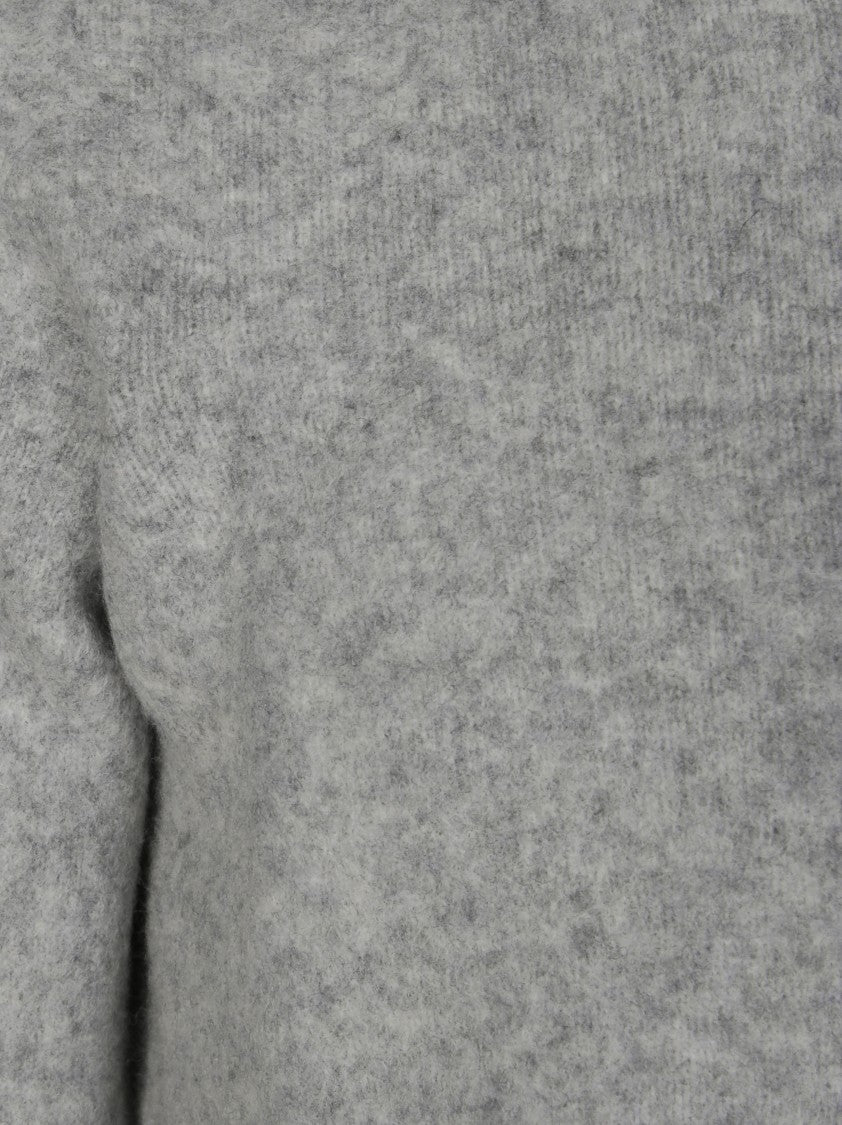 Drumohr Lambswool Sweater With Fuzzy Texture