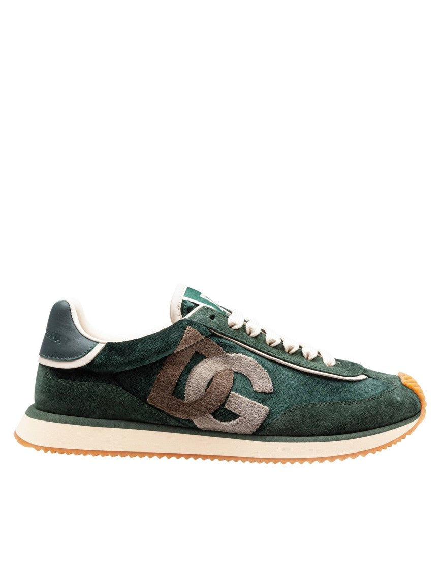 Dolce & Gabbana Green Cushion Sneakers