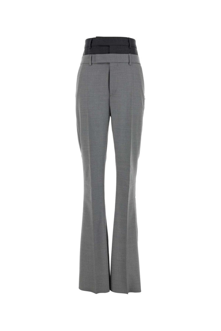 Sportmax Grey Wool Lince Pant