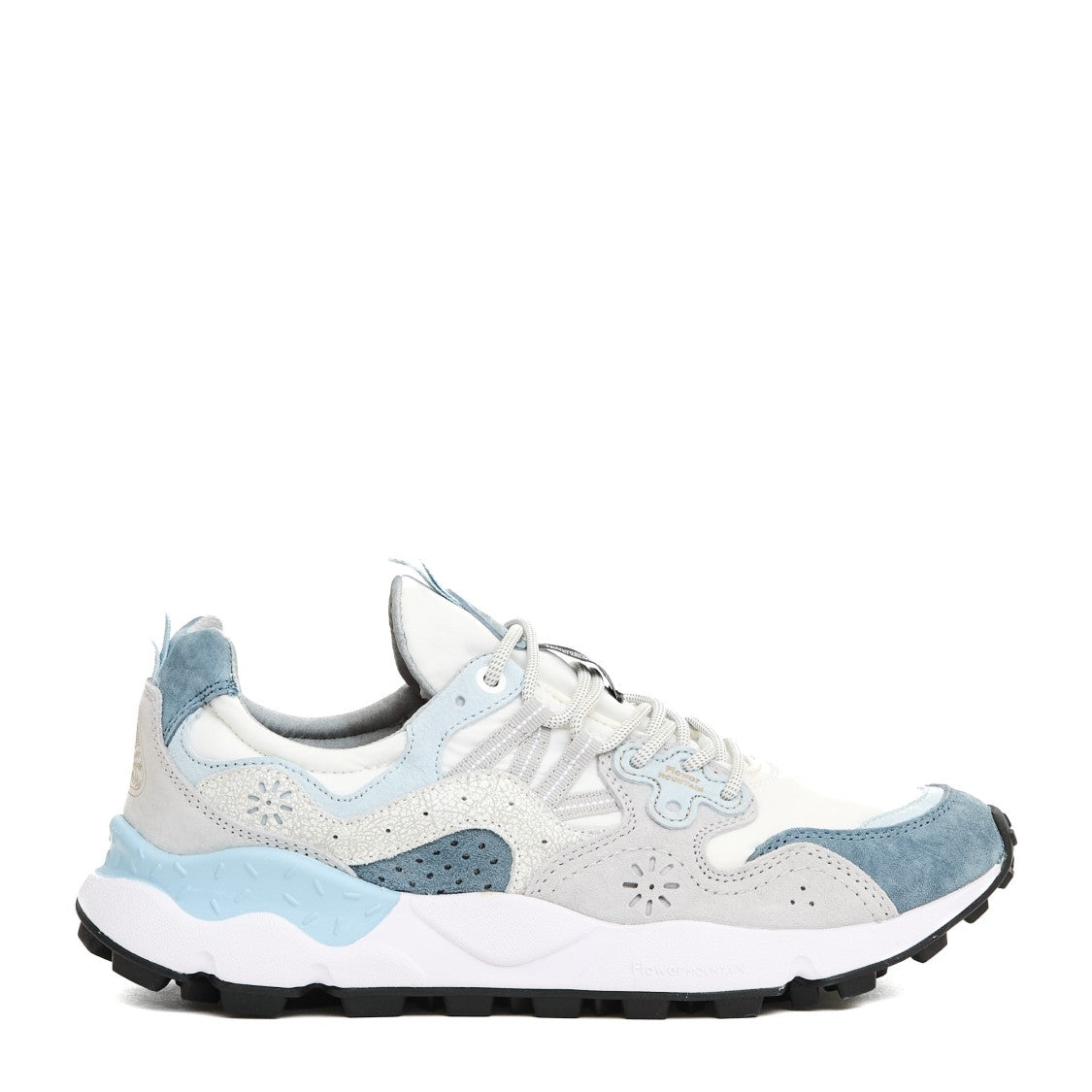 Flower Mountain Sky Blue And Light Blue Sneakers
