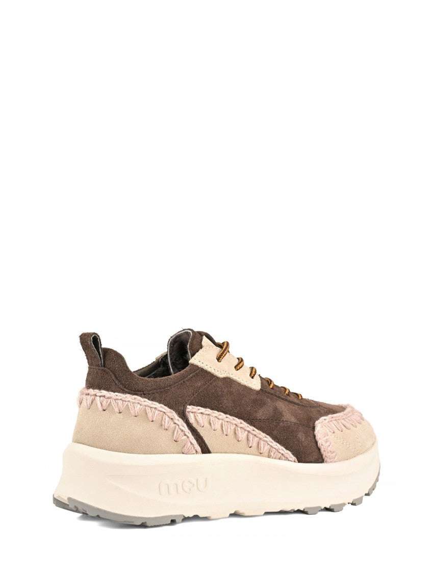 Mou Whipstitch Chunky Sole Sneakers