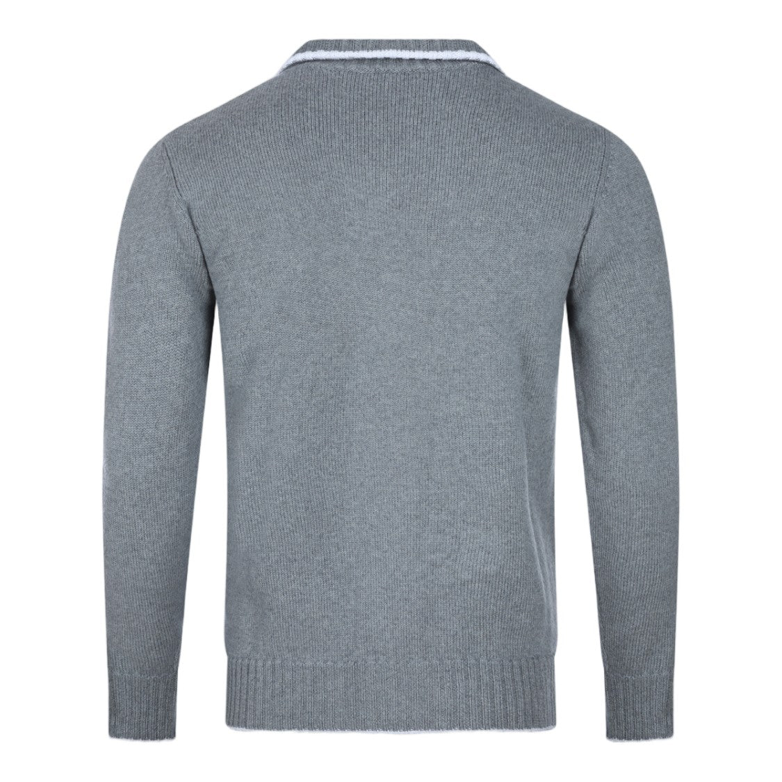 Eleventy Button-Up Cardigan Sweater With Ribbed Detailing