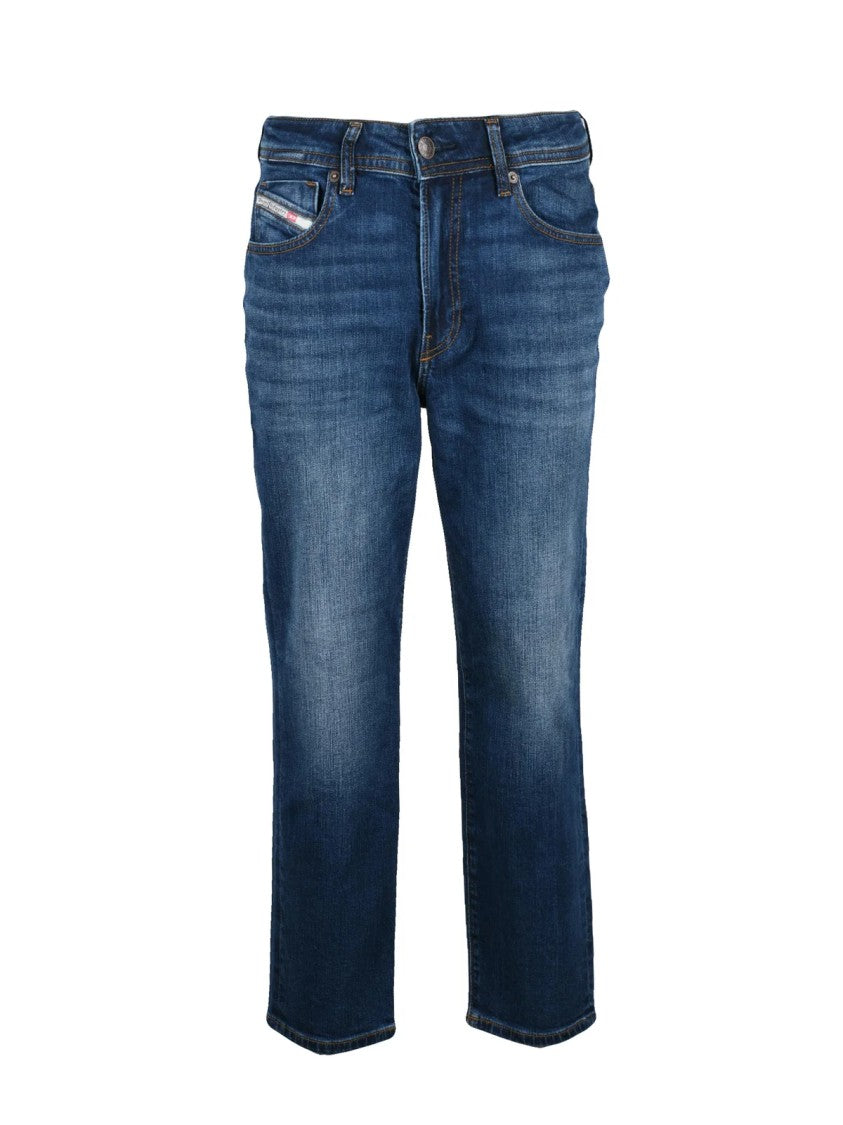 Diesel Blue Slim Zip Jeans