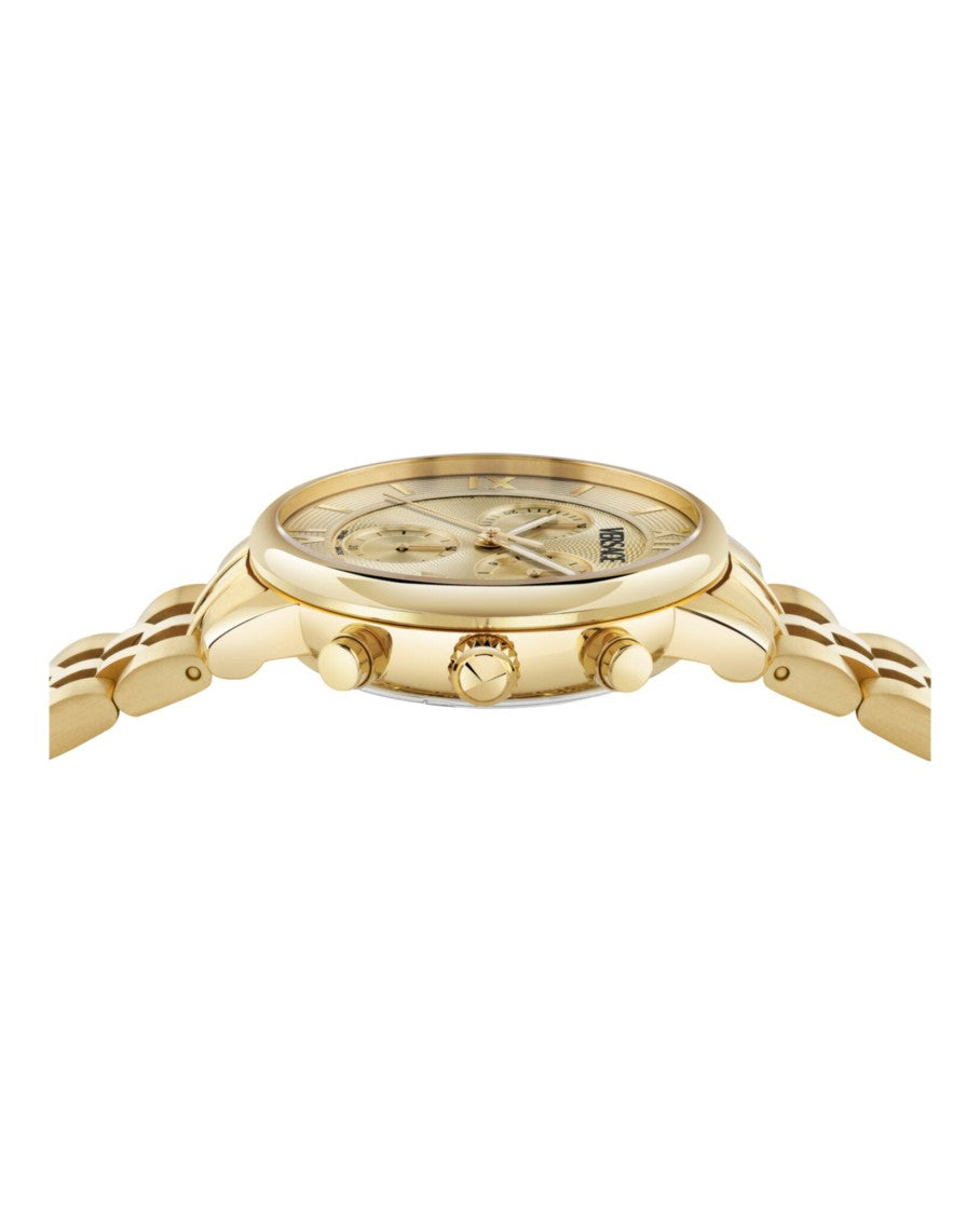 Versace Classic Round Chrono Bracelet Watch