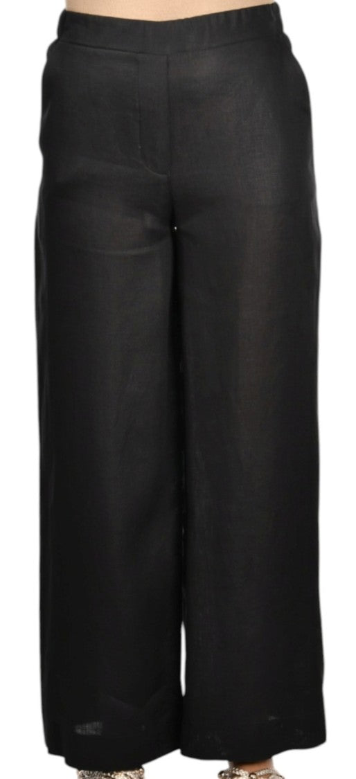 Paolo Fiorillo Capri Wide-Leg Linen Palazzo Pants