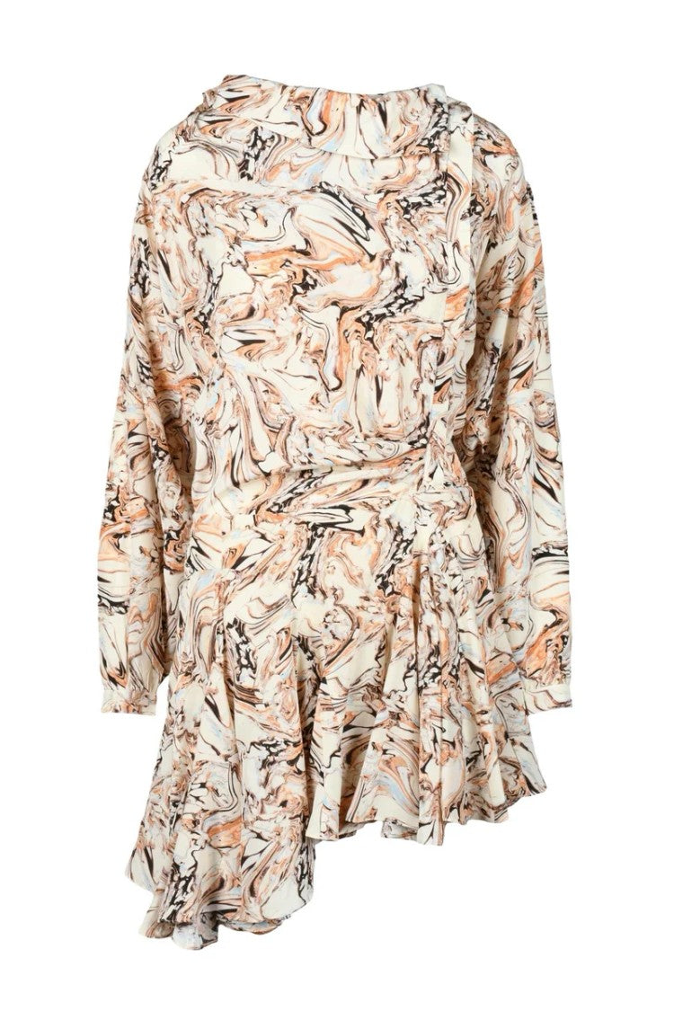 Isabel Marant Short Silk Dress - Beige