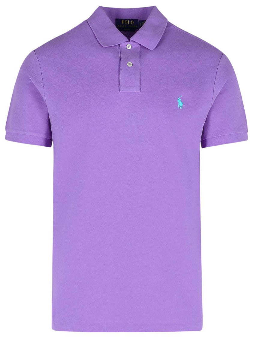 Polo Ralph Lauren Purple Cotton Polo Shirt