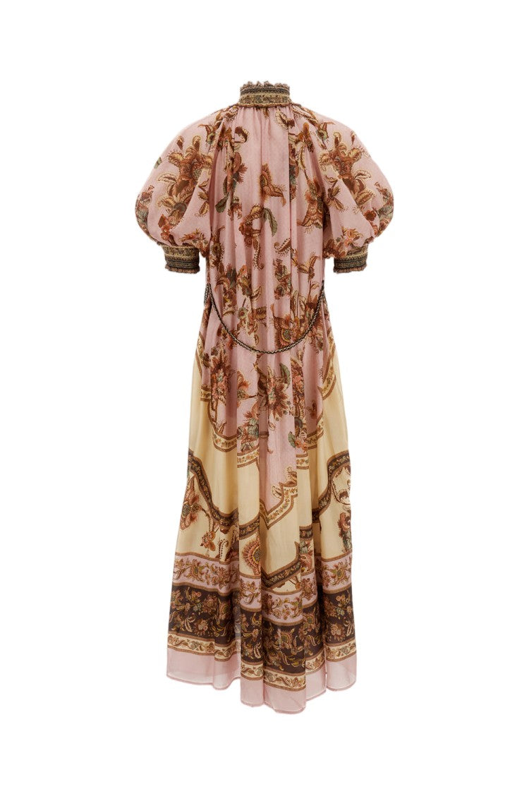 Zimmermann Multicolor Aster Billow Maxi Dress