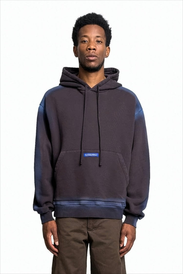A-Cold-Wall* Gradient-Effect Cotton Hoodie With Drawstring