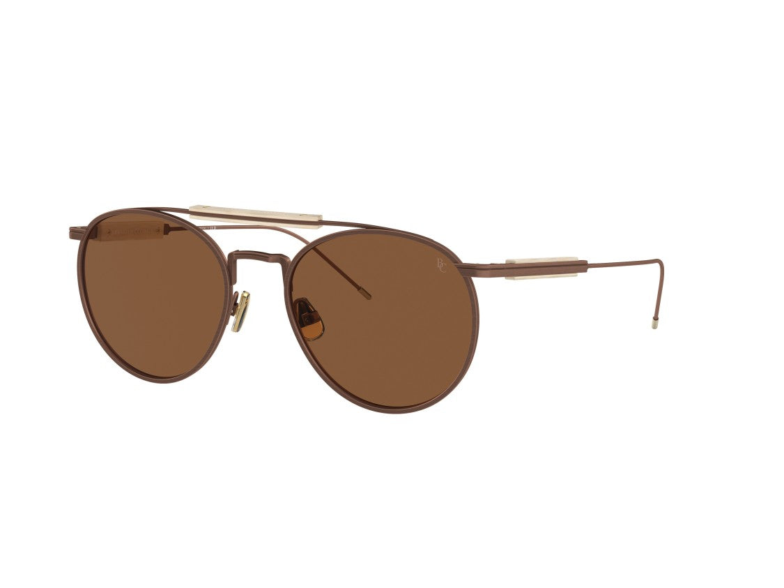 Brunello Cucinelli Brown 0Bc2004st Titanium Aviator Sunglasses