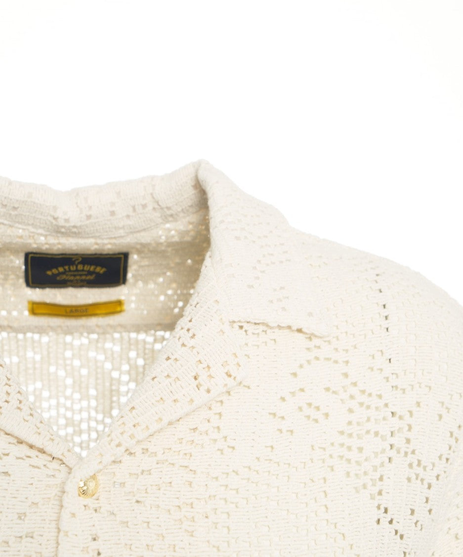 Portuguese Crochet Cuban Shirt