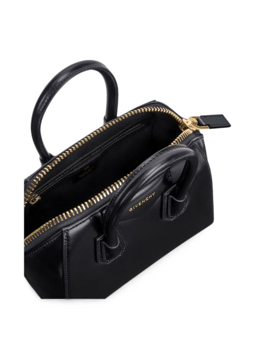 Givenchy Trapezoidal Gold-Tone Handbag
