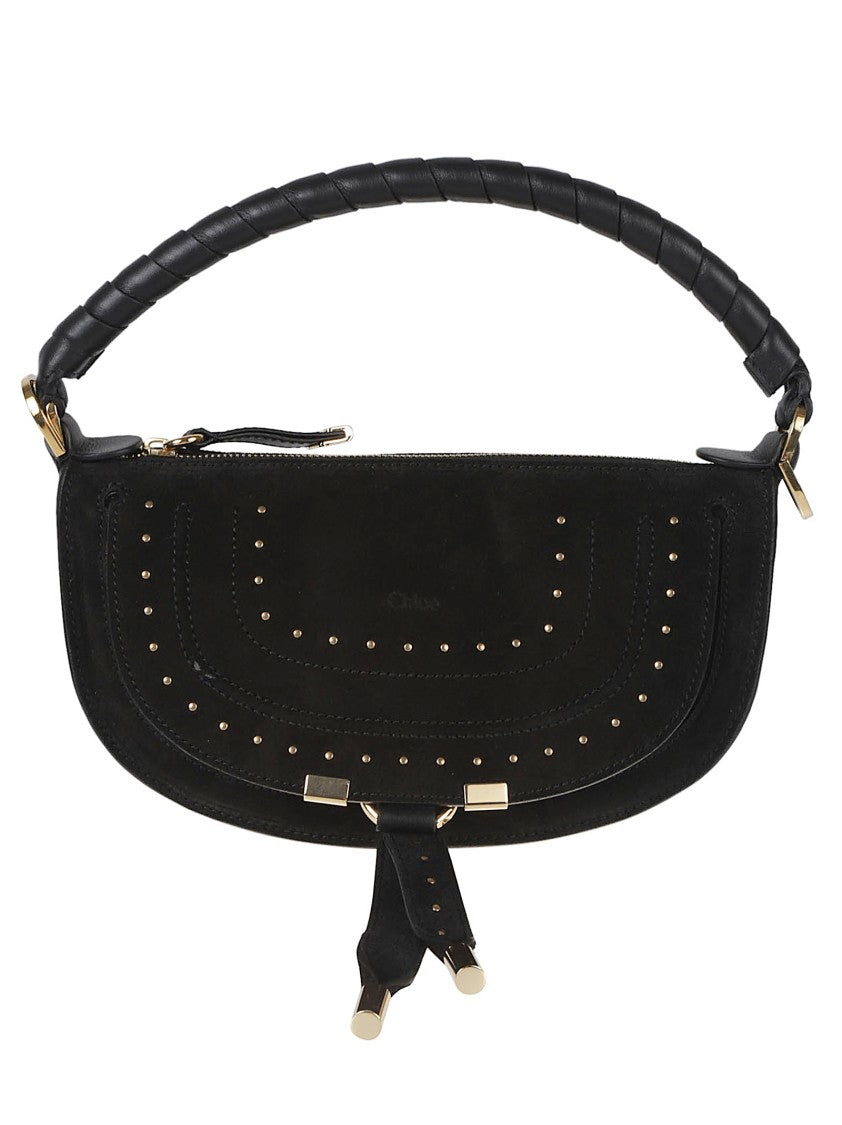 Chloé Suede Suede Studded Marcie Mini Bag