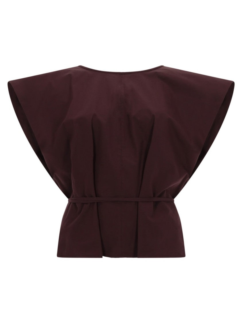 Alysi Neutrals Cotton Cape Extended Shirt