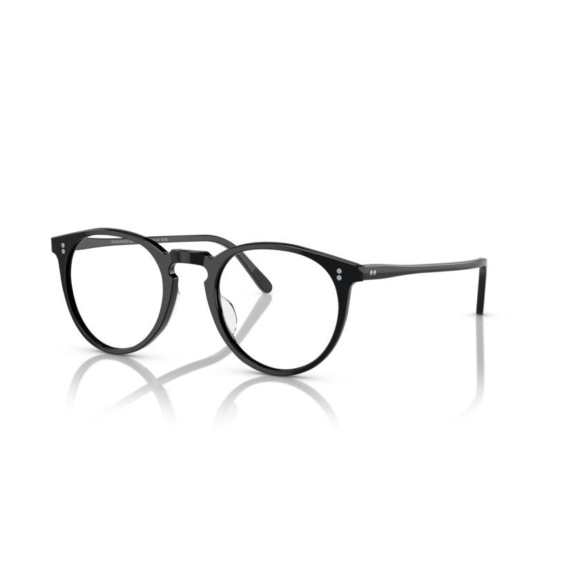 Oliver Peoples 0Ov5183 Round Black Eyeglasses With Minimalist Acetate Frame