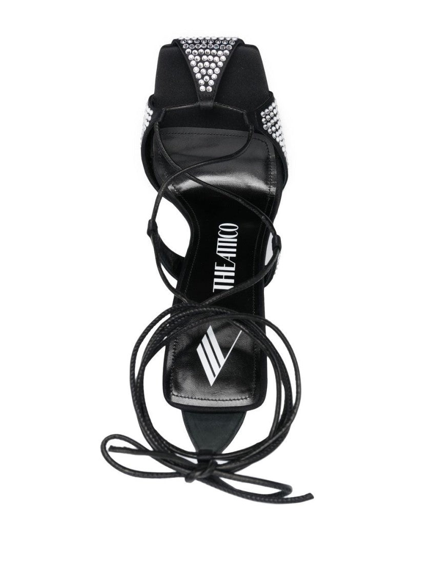 The Attico Adele 105Mm Crystal-Embellished Sandals