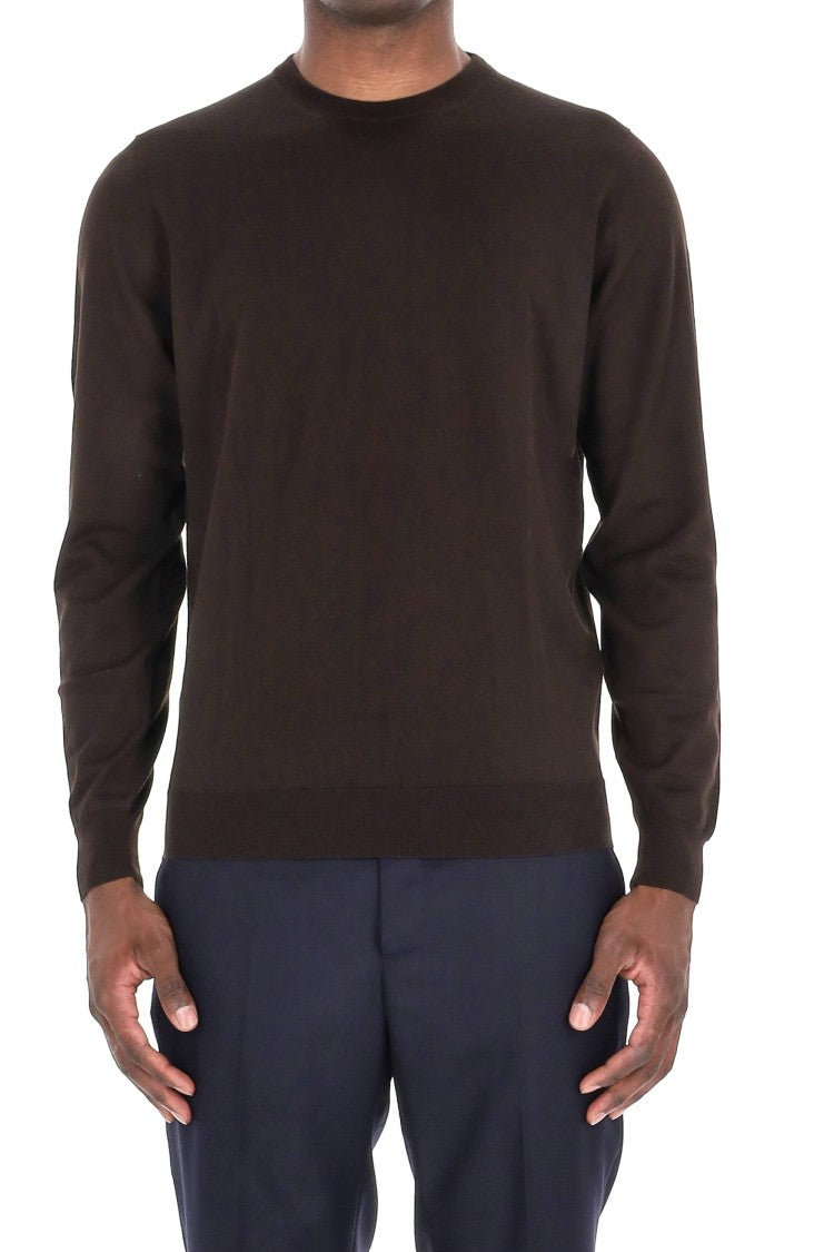 Drumohr Super 140’S Wool Crewneck Sweater