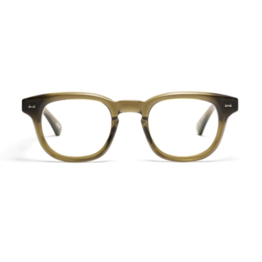 Peter And May Last Night Gradient Rectangular Eyeglasses With Metallic Rivet Details