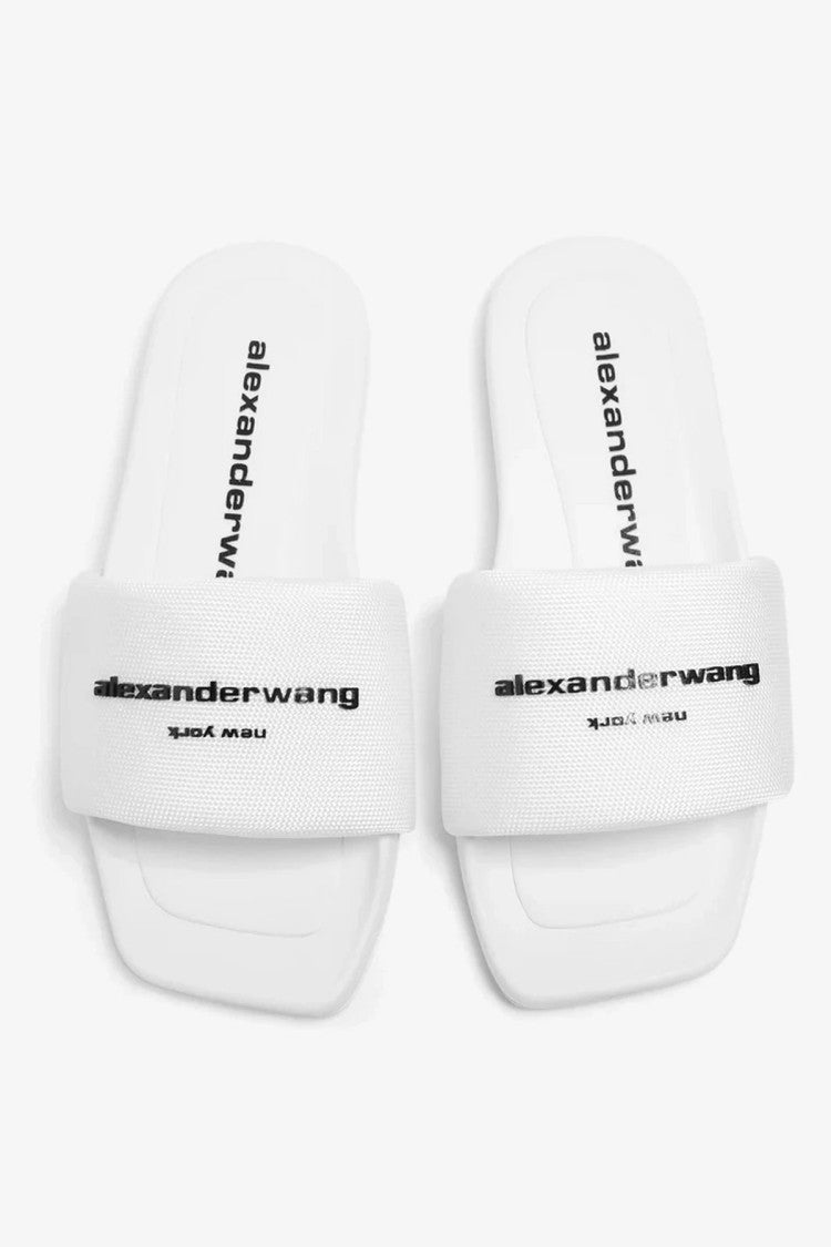 Alexander Wang White Leather Sandals