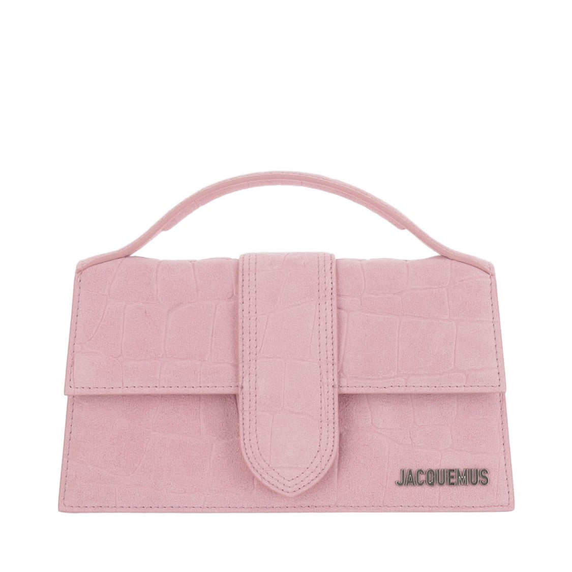Jacquemus Pink Le Grand Child's Animal Print Suede Tote Bag