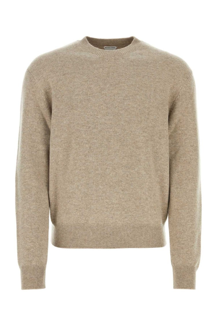 Bottega Veneta Cappuccino Stretch Cashmere Blend Sweater