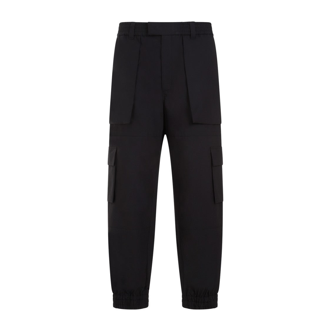 Alexander Mcqueen Black Cotton Cargo Pants