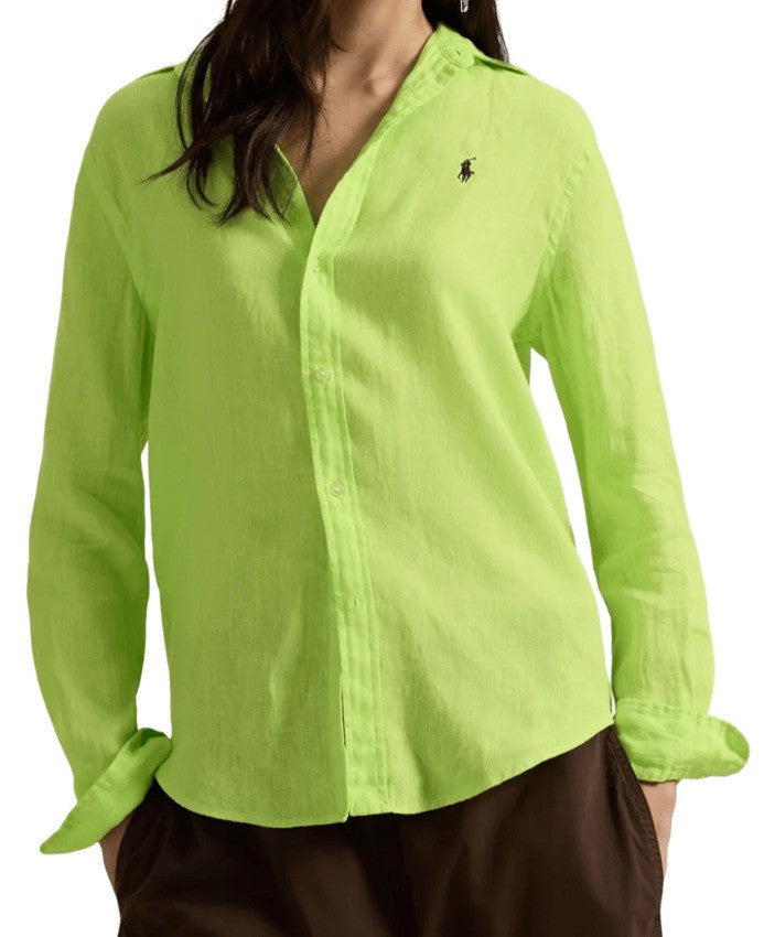 Polo Ralph Lauren Electric Lime Linen Shirt