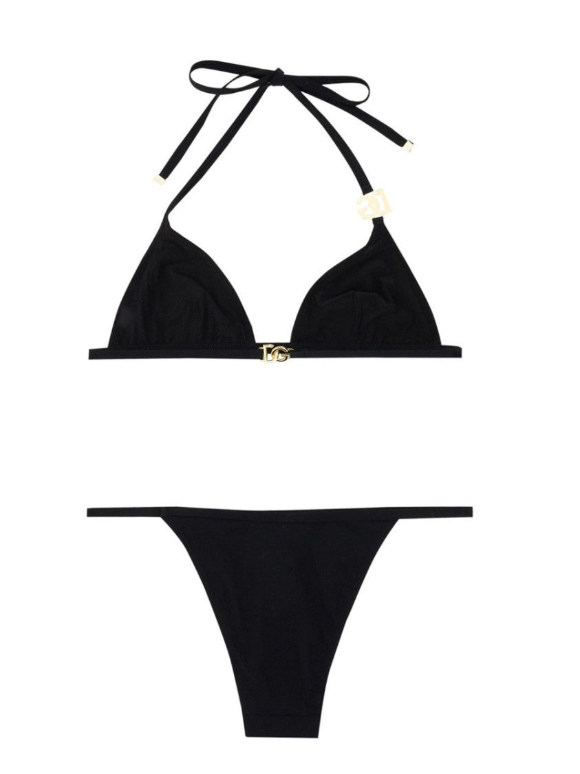 Dolce & Gabbana Triangle Ties Bikini Swimsuit