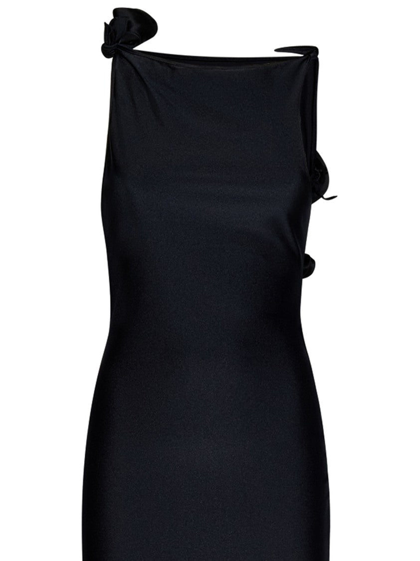Coperni Black Dress With Asymmetric Design