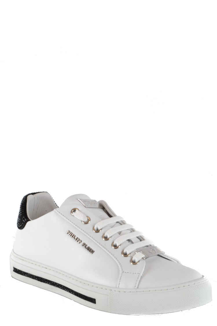 Philipp Plein Low-Top Sneakers With Smooth Leather Upper